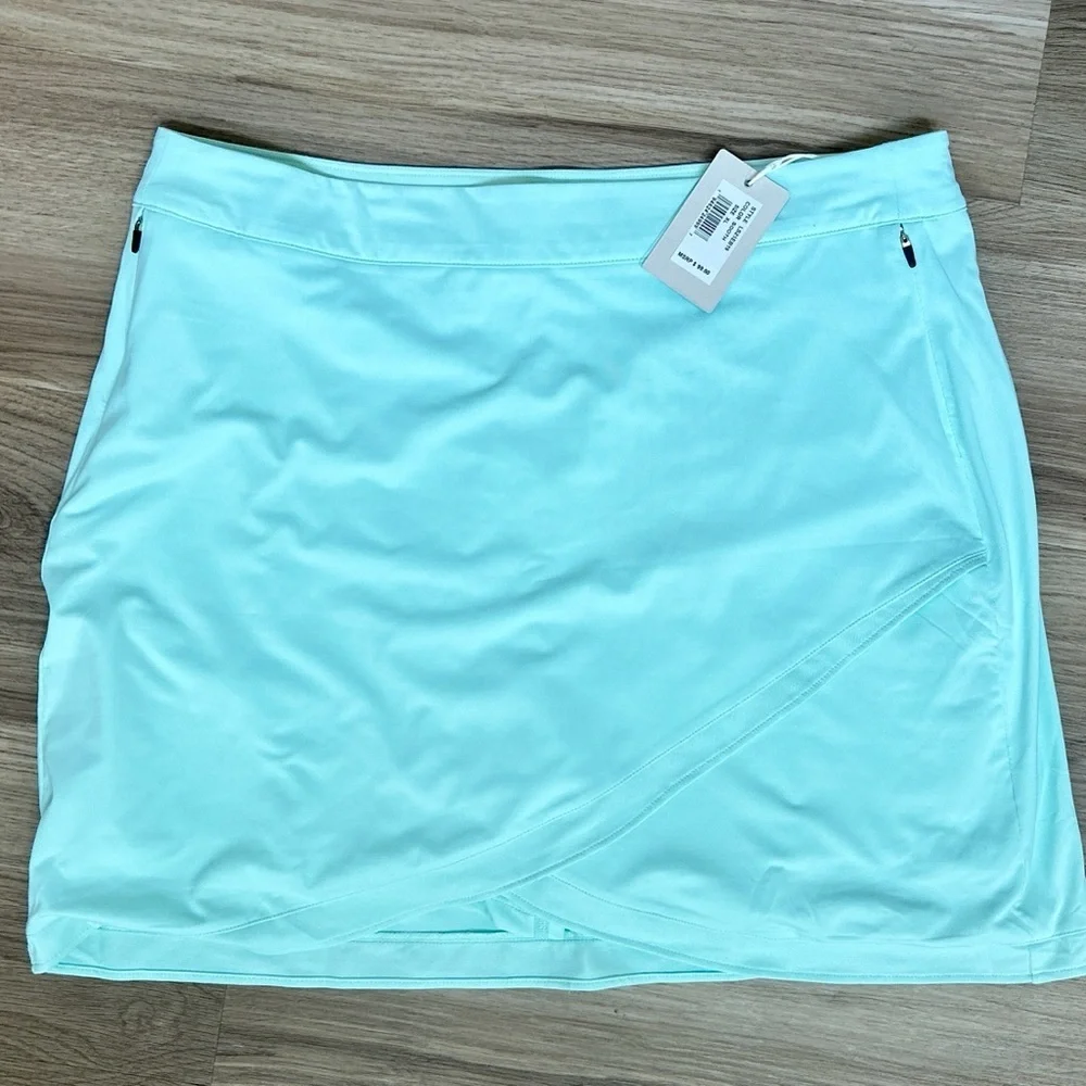NEW WOMENS PETER MILLAR ATHLETIC SKORT SKIRT / XL/ NWT/MINT (TURQUOISE)